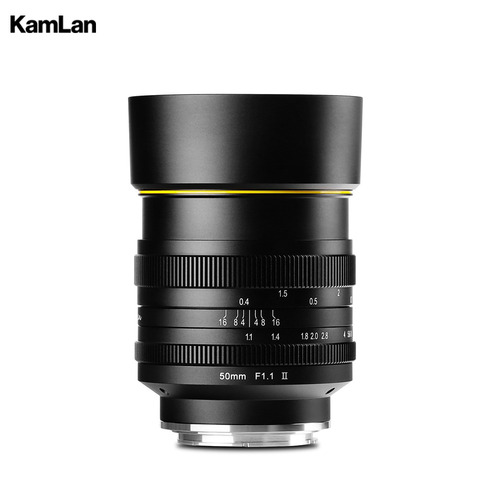 [공식수입원]보케괴물 캄란 수동렌즈 kamlan 50mm f 1.1 mk2 for Canon EOS-M Fuji X  Sony E